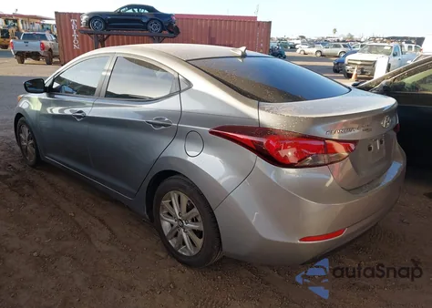 2016 Hyundai Elantra Se from USA, damaged, VIN 5NPDH4AE2GH768734